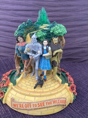 WE'RE OFF TO SEE THE WIZARD 1994 Wizard of OZ Music Box Turner Entertainment #